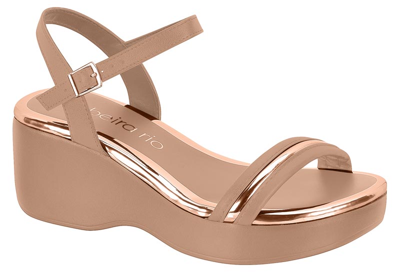 BEIRA RIO / NUDE 658/NUDE 658 ORO ROSADO / CAJA DE 8 PARES