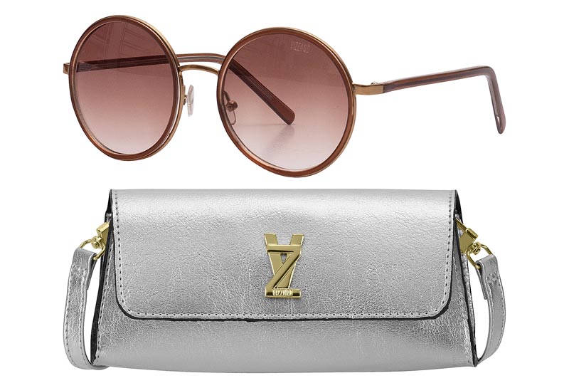 VIZZANO / MARROM/PRATA / GAFAS LONDRES /  CAJA DE 1 UNIDAD