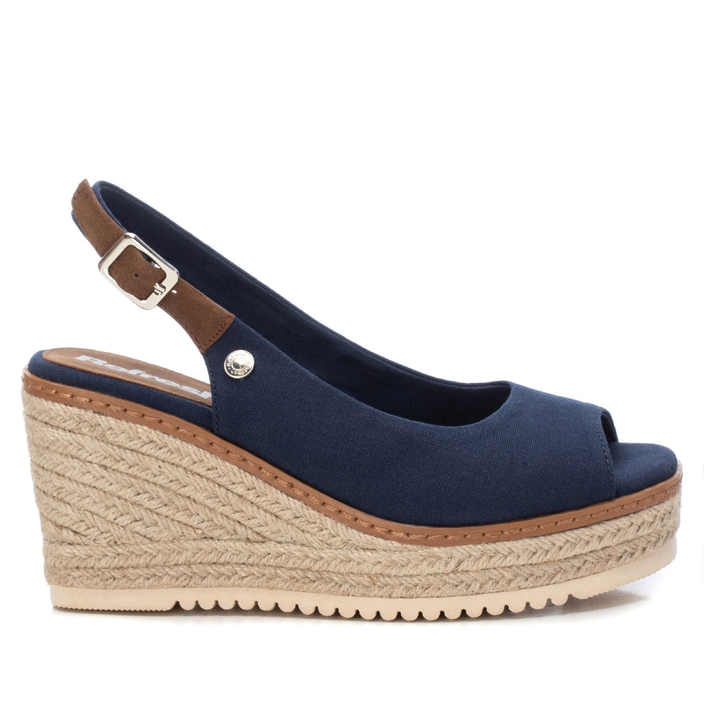 171541 / REFRESH / SANDALIA SRA LONA NAVY / CAJA DE 8 PARES