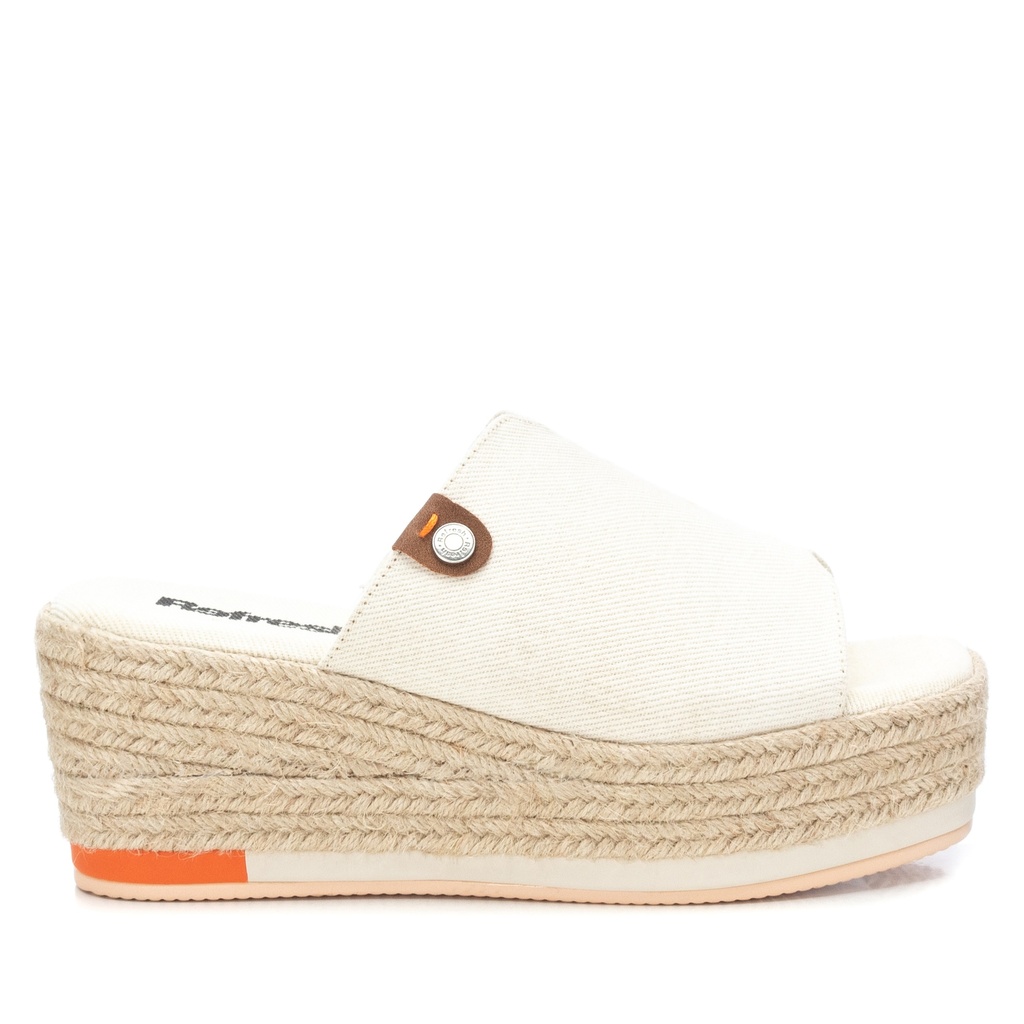 171873 / REFRESH / SANDALIA SRA TEXTIL HIELO / CAJA DE 8 PARES