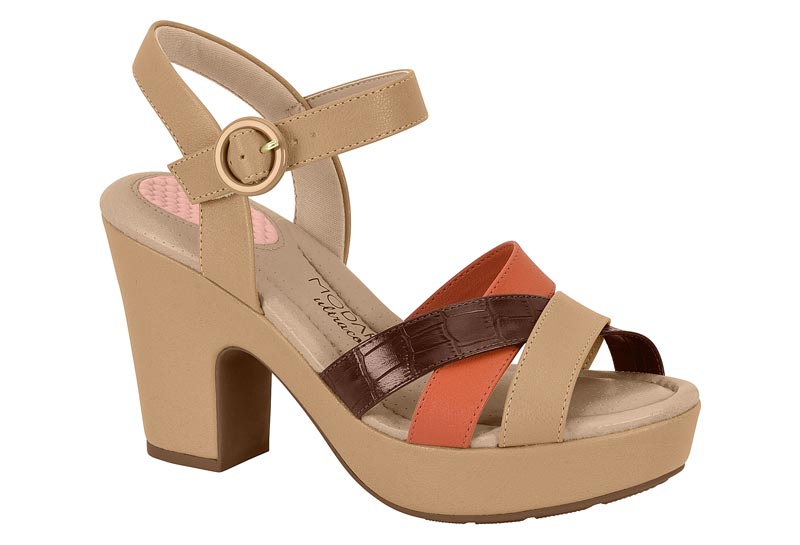 MODARE / TAN 1080/CAFE 856/TEJA 1102 / CAJA DE 12 PARES