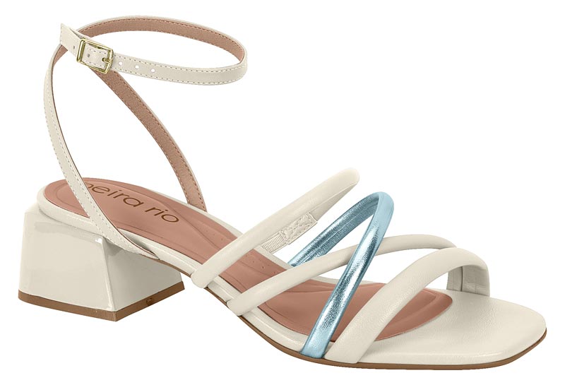 BEIRA RIO / BLANCO OFF 526/AZUL CELESTE 1103 / CAJA DE 12 PARES