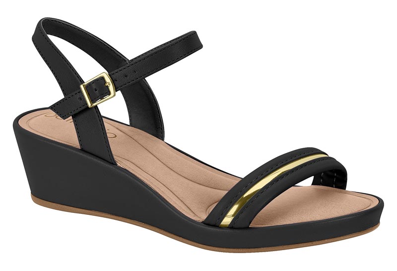 BEIRA RIO / NEGRO/DORADO / CAJA DE 12 PARES