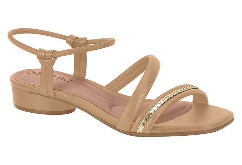 BEIRA RIO / TAN 1080/DORADO / CAJA DE 12 PARES