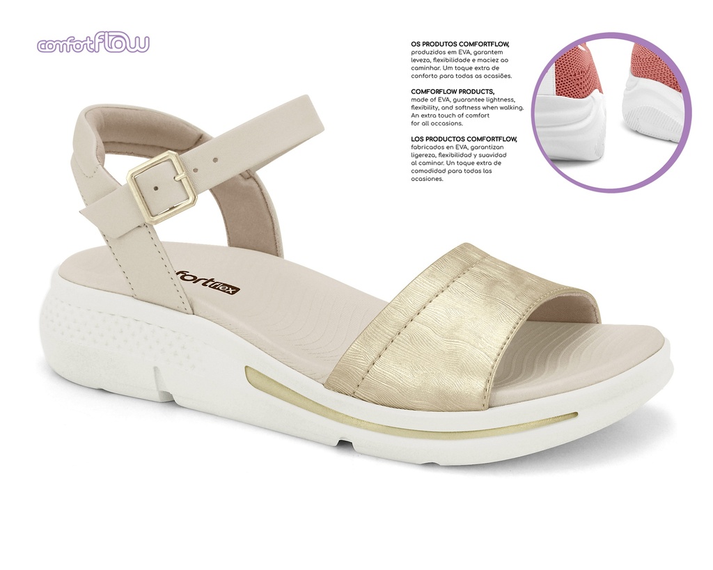 2368404-1 / COMFORT FLEX / 1-ORO
/BEI / CAJA DE 9 PARES / CAJA DE 9 PARES