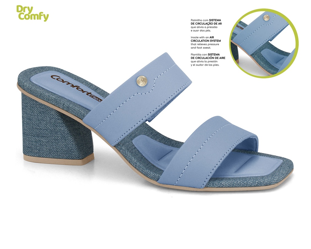 2374401-1 / COMFORT FLEX / 1-CELESTE
/AZ / CAJA DE 9 PARES / CAJA DE 9 PARES