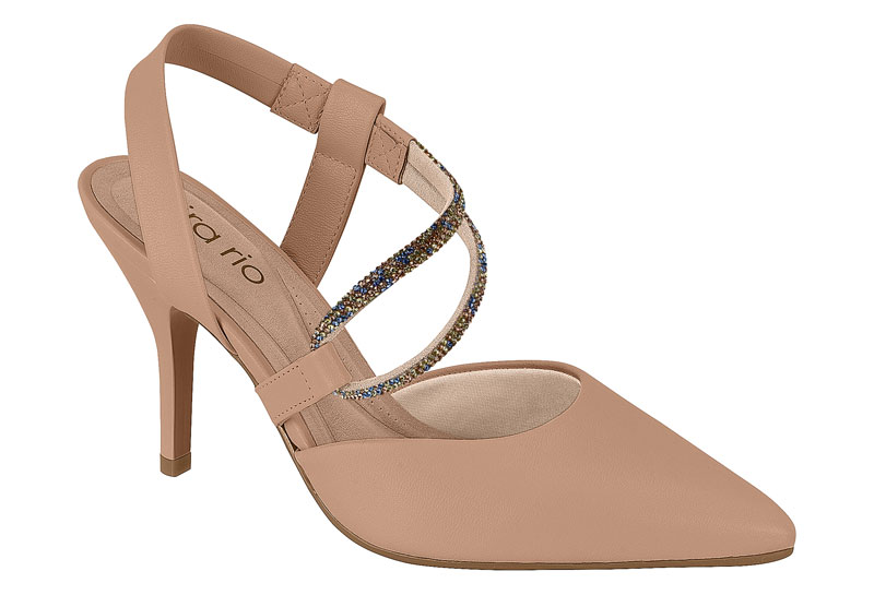 BEIRA RIO / NUDE 658/AZUL-VERDE ORO ROSADO / CAJA DE 12 PARES