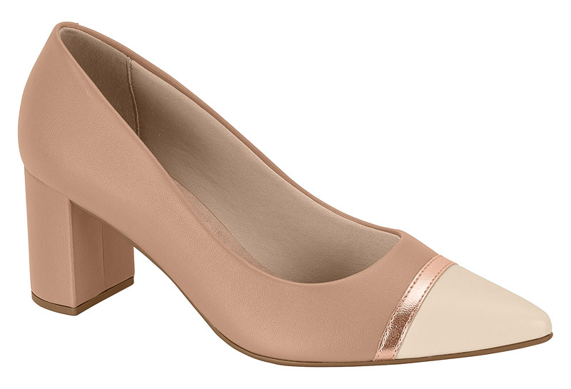 BEIRA RIO / NUDE 658/CREMA 985/ORO ROSADO / CAJA DE 12 PARES