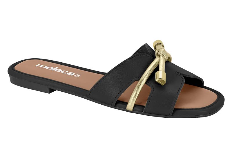 MOLECA / NEGRO/ORO / CAJA DE 12 PARES