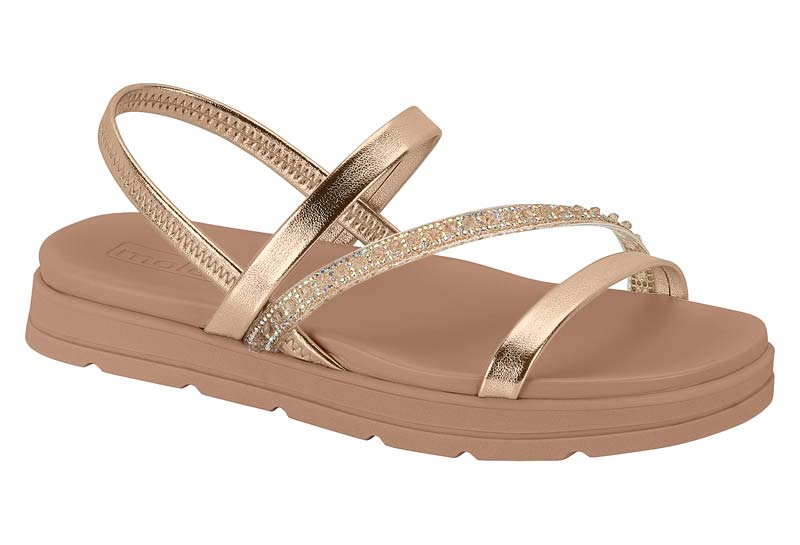 MOLECA / OURO ROSADO/CRISTAL-IRIDESCENTE / CAJA DE 12 PARES