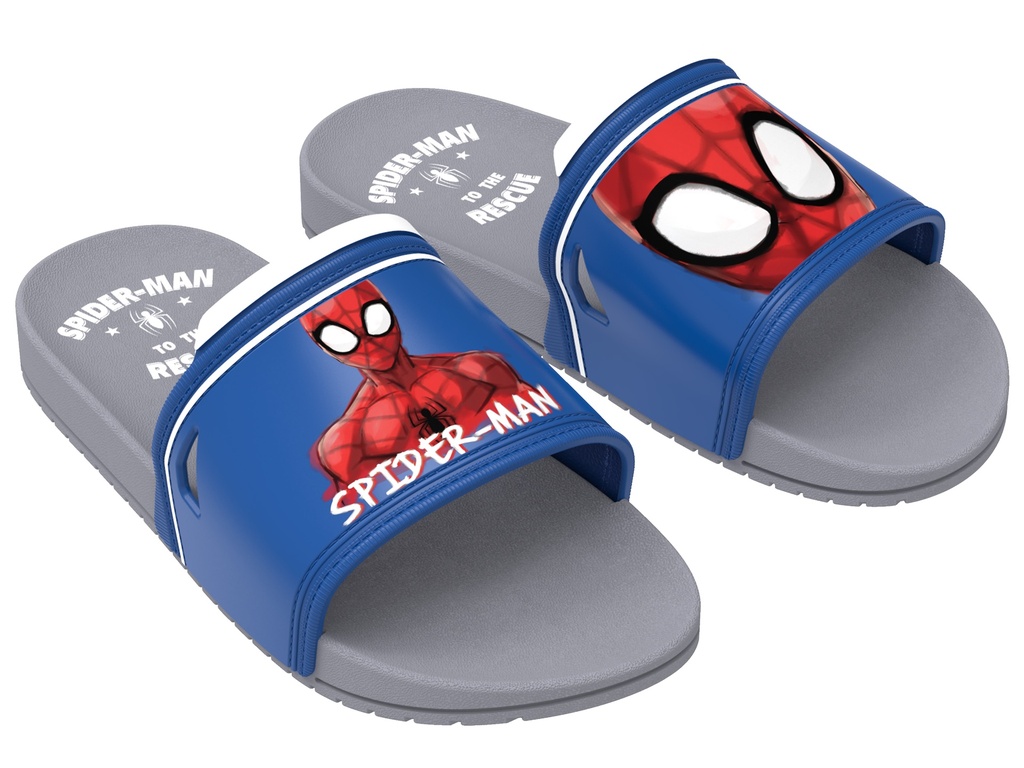 22585_AG619 / GRENDENE / GRIS/AZUL / CAJA DE 6 PARES