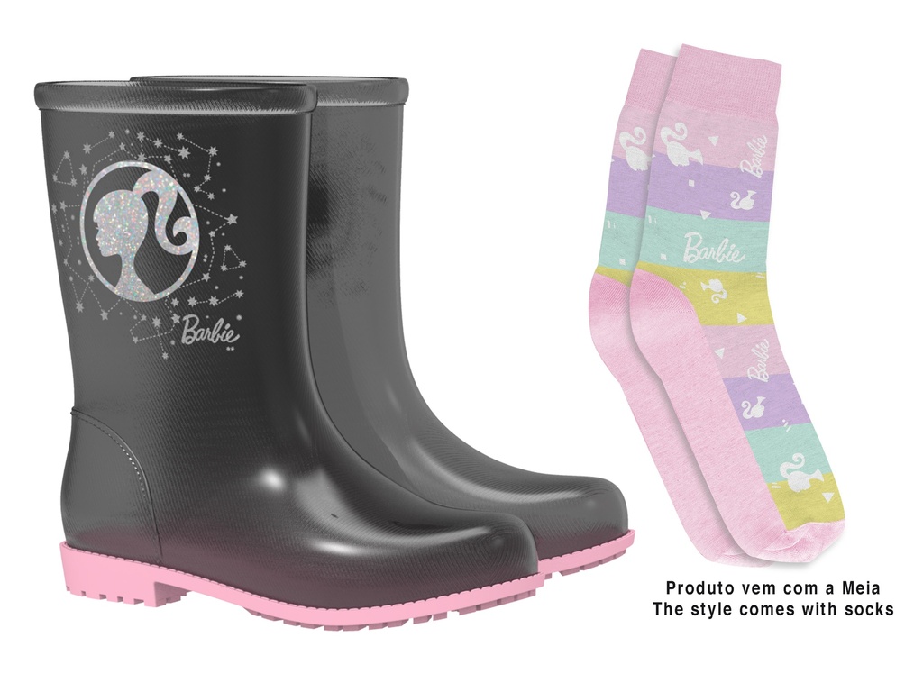 22499_AE781 / GRENDENE / ROSA/NEGRO/TRANSPARENTE / CAJA DE 5 PARES