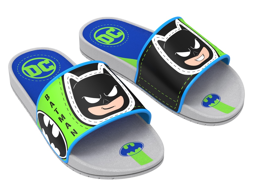 22708_AD816 / GRENDENE / GRIS/AZUL/VERDE / CAJA DE 4 PARES