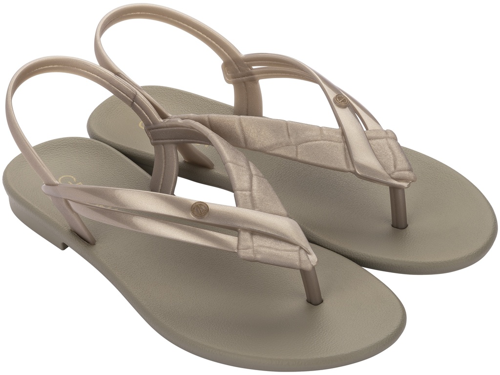 18540_AC539 / GRENDENE / BEIGECLAROMETALIZADO / CAJA DE 11 PARES