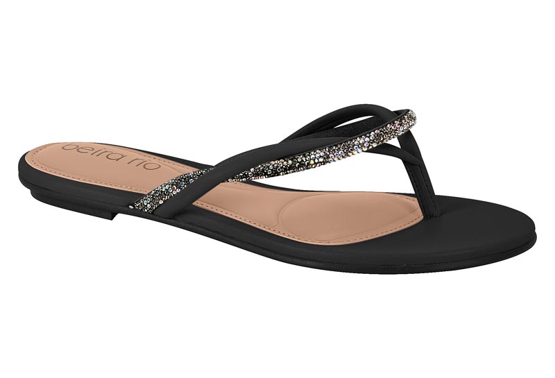 BEIRA RIO / NEGRO 01/NEGRO 01-GRAFITO-AURORA BOREAL / CAJA DE 9 PARES