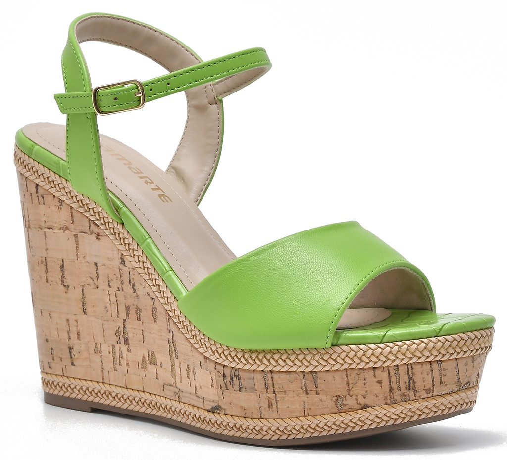 22-14504-01 / VIA MARTE / KIWI/KIWI/NATURAL / CAJA DE 12 PARES