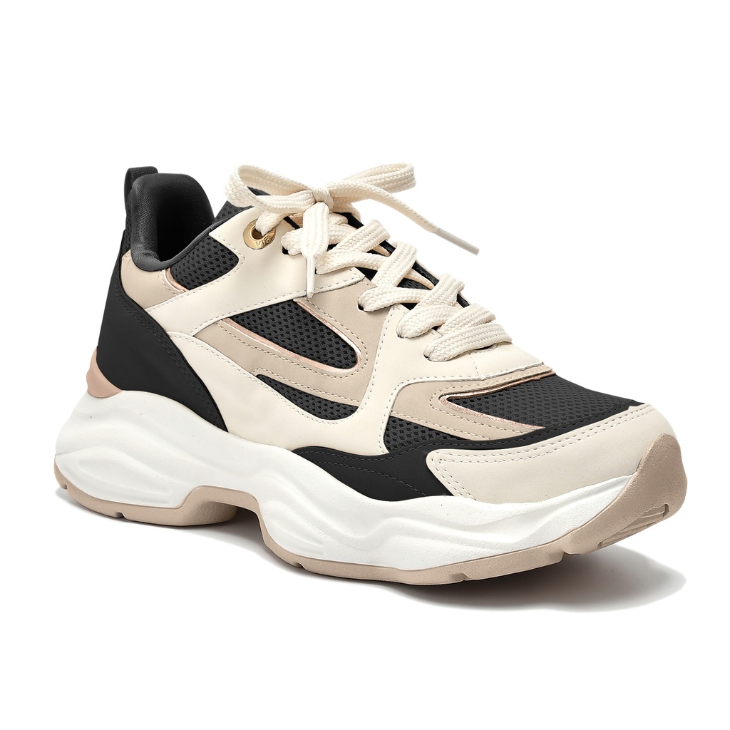 158-012-08 / VIA MARTE / MARFIM I23/PRETO/PRETO/BAUNILHA/ROUGE / CAJA DE 9 PARES