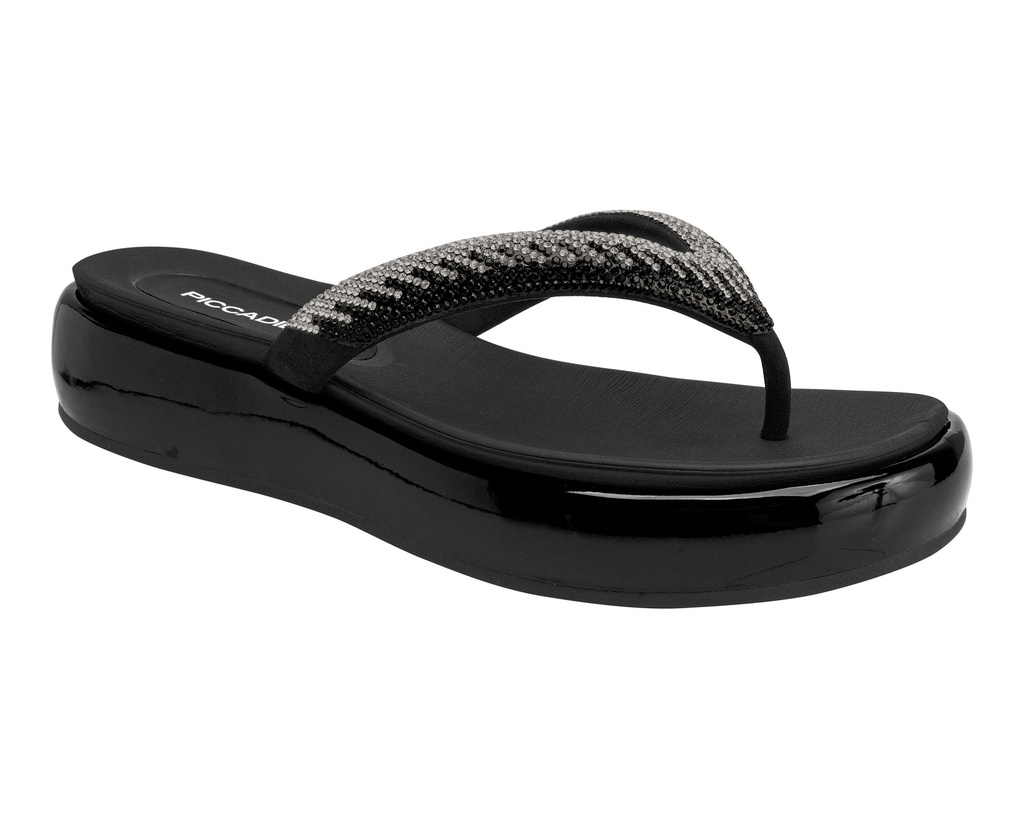 459006 / PICCADILLY / FLI FLOP STRA FUME-PTO / CAJA DE 9 PARES