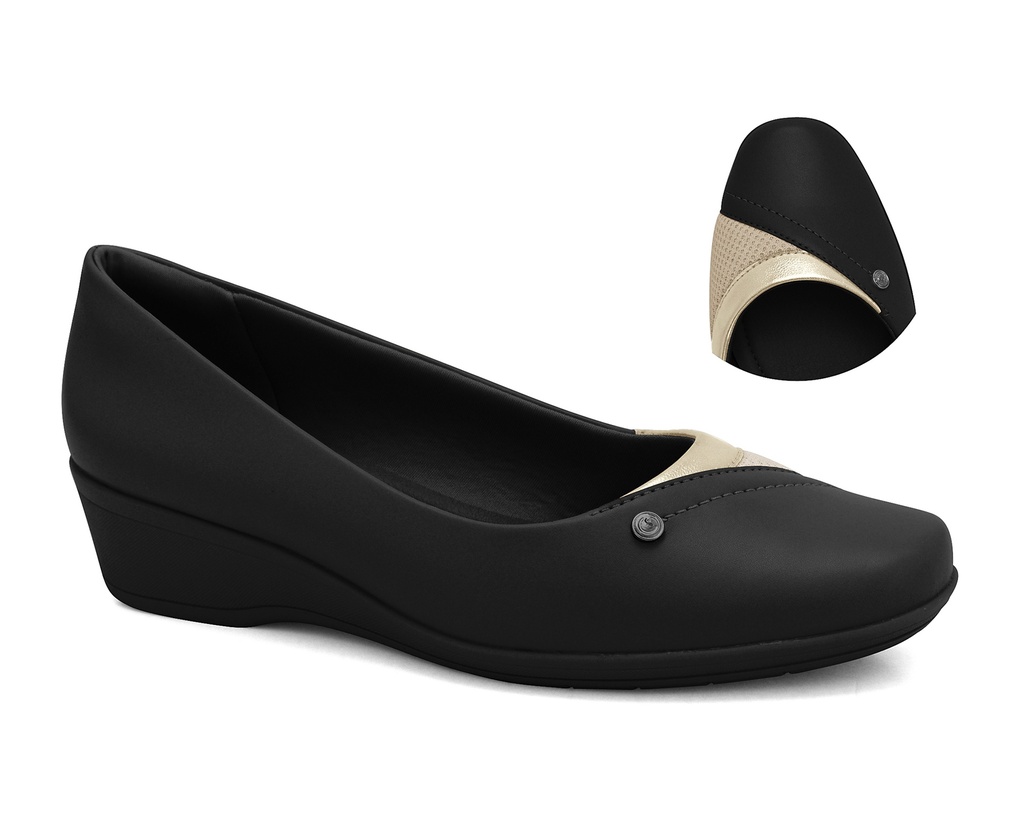 2494403-2 / COMFORT FLEX / 2-NEGRO
/ALMENDRA/ORO / CAJA DE 9 PARES