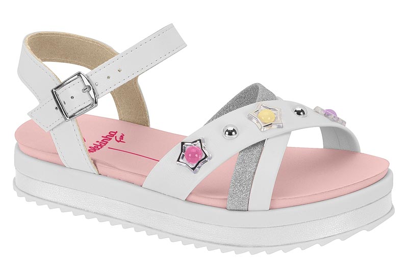 MOLEKINHA / BLANCO/PLATA / CAJA DE 8 PARES