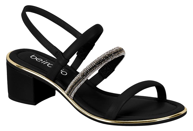 BEIRA RIO / NEGRO 01/NEGRO-GRAFITO-CRISTAL / CAJA DE 12 PARES