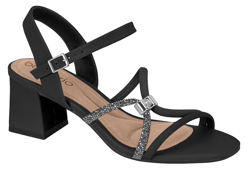 BEIRA RIO / NEGRO/NEGRO DIAMANTE-NEGRO DIAMANTE / CAJA DE 12 PARES