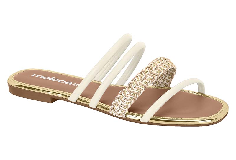 MOLECA / BLANCO OFF/ BEIGE 435/ ORO / CAJA DE 12 PARES