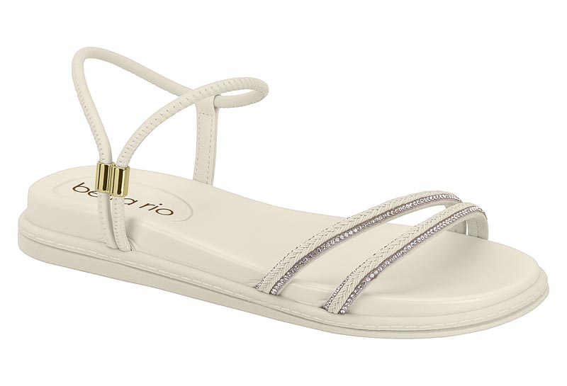 BEIRA RIO / BLANCO OFF 526/CRISTAL / CAJA DE 12 PARES