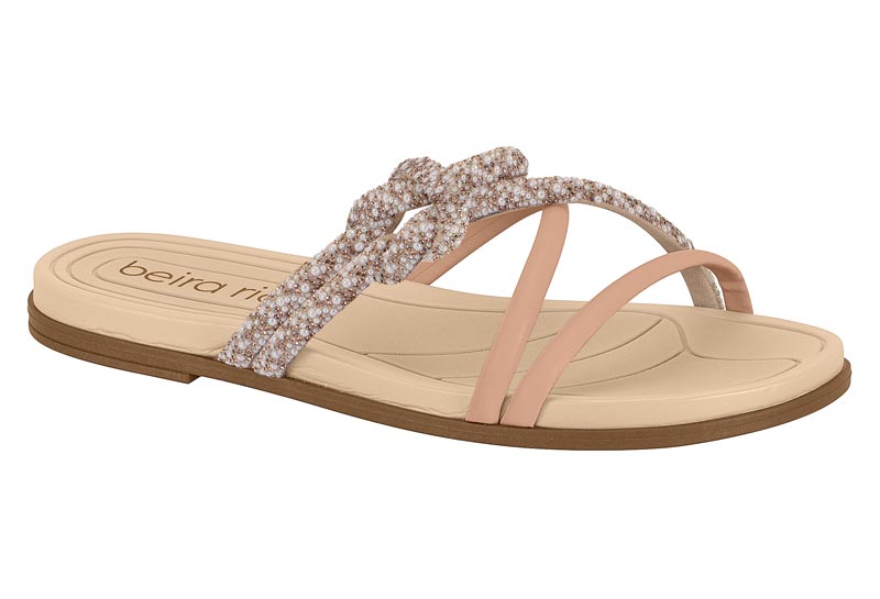 BEIRA RIO / OURO ROSADO-BRANCO FURTACOR-PEROLA/NUDE 658 / CAJA DE 8 PARES