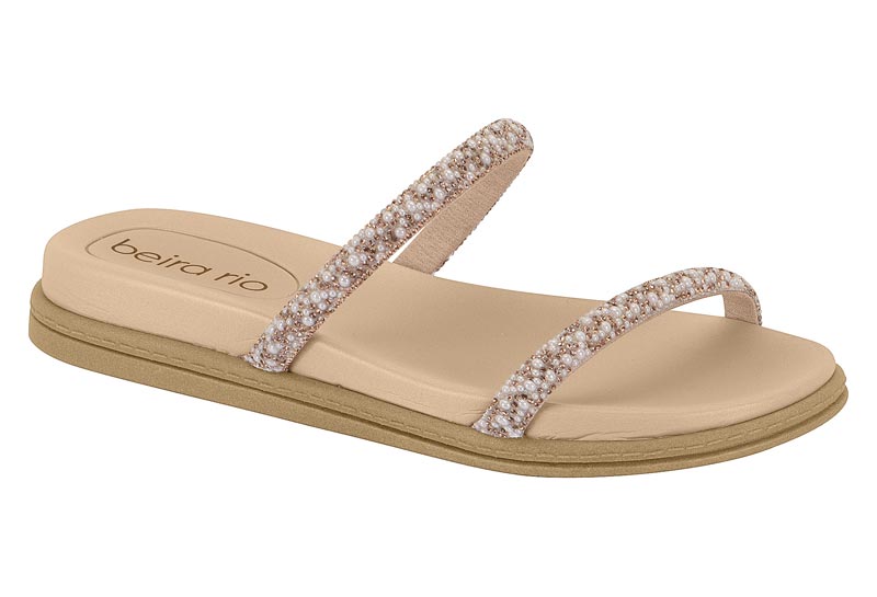 BEIRA RIO / OURO ROSADO-BRANCO FURTACOR-PEROLA / CAJA DE 8 PARES