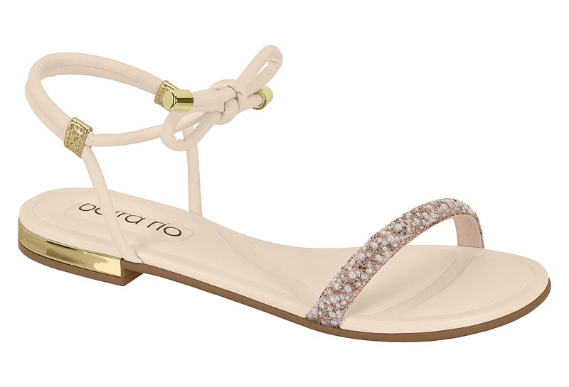 BEIRA RIO / OURO ROSADO-BRANCO FURTACOR-PEROLA/CREME 985 / CAJA DE 8 PARES