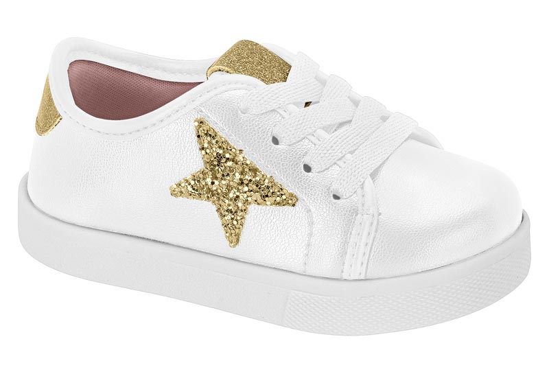 MOLEKINHA / BLANCO/DORADO / CAJA DE 8 PARES