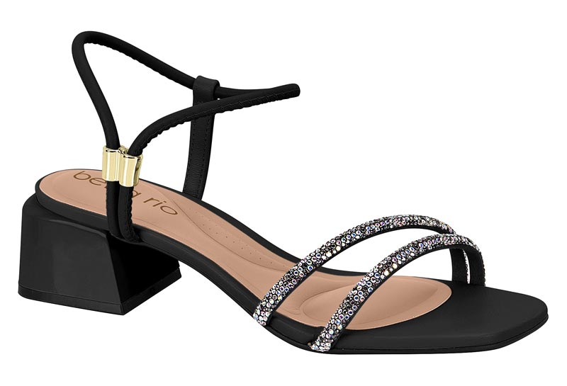 BEIRA RIO / NEGRO 01/NEGRO 01-GRAFITO-AURORA BOREAL / CAJA DE 8 PARES