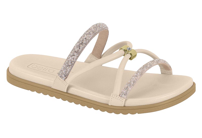 BEIRA RIO / CRISTAL-BLANCO FURTACOR-PERLA FURTACOR/CREMA 985 / CAJA DE 12 PARES