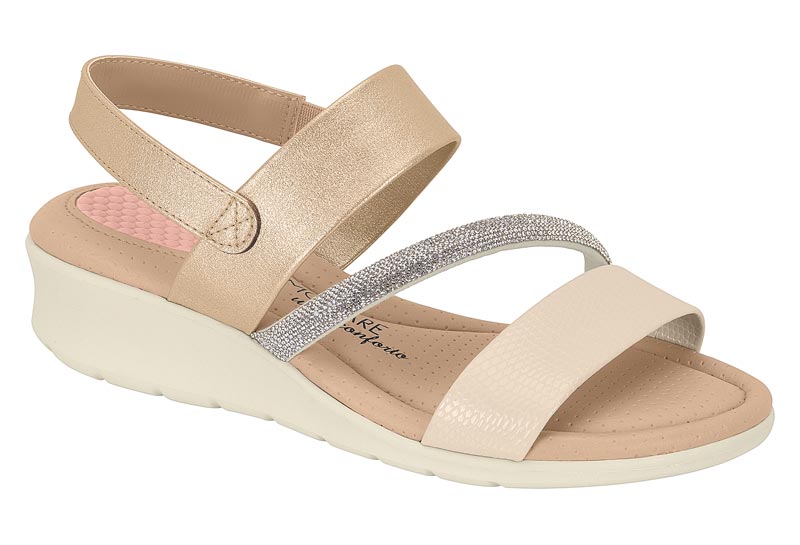 MODARE / DORADO/CREMA 985/BLANCO OFF 526-CRISTAL / CAJA DE 12 PARES