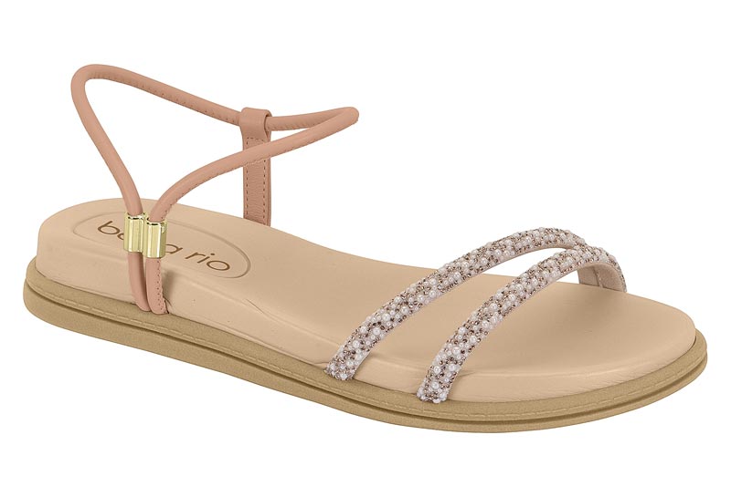 BEIRA RIO / NUDE 658/ORO ROSA-BLANCO FURTACOR-PERLA / CAJA DE 12 PARES